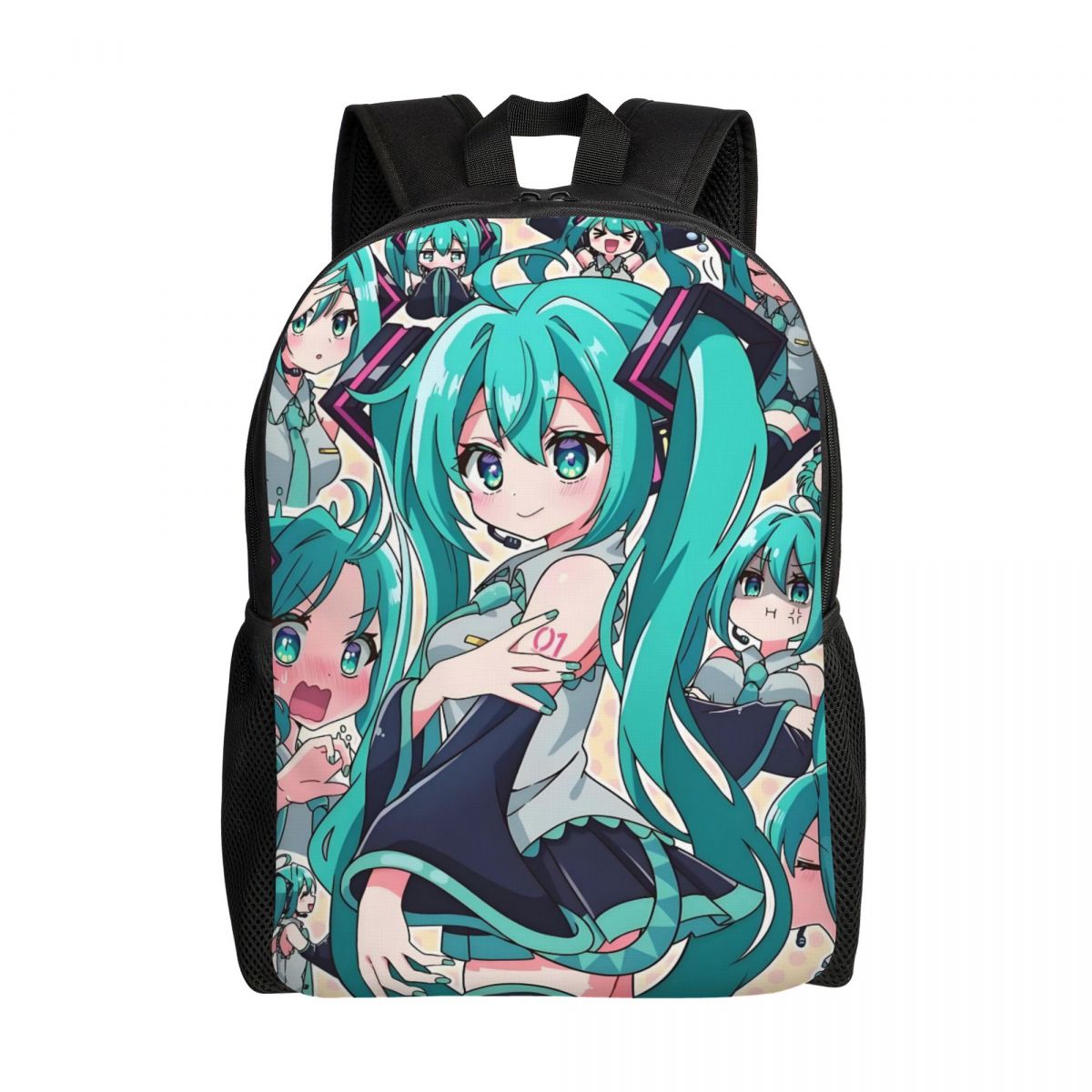 Laptop Accessories For College - Custom Comics H-Hatsuned M-Mikus Laptop Backpack