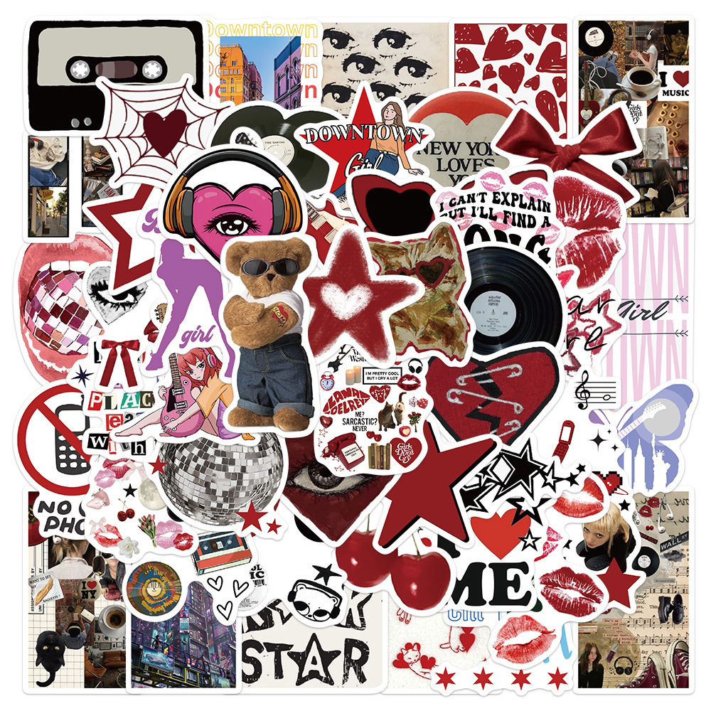Laptop Accessories Cool - 10/30/50PCS Cool Downtown Y2K Girls Cartoon