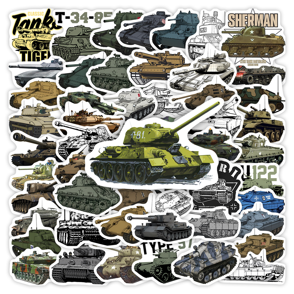 Laptop Accessories Cool - Cool Tank Stickers Military Weapons Army