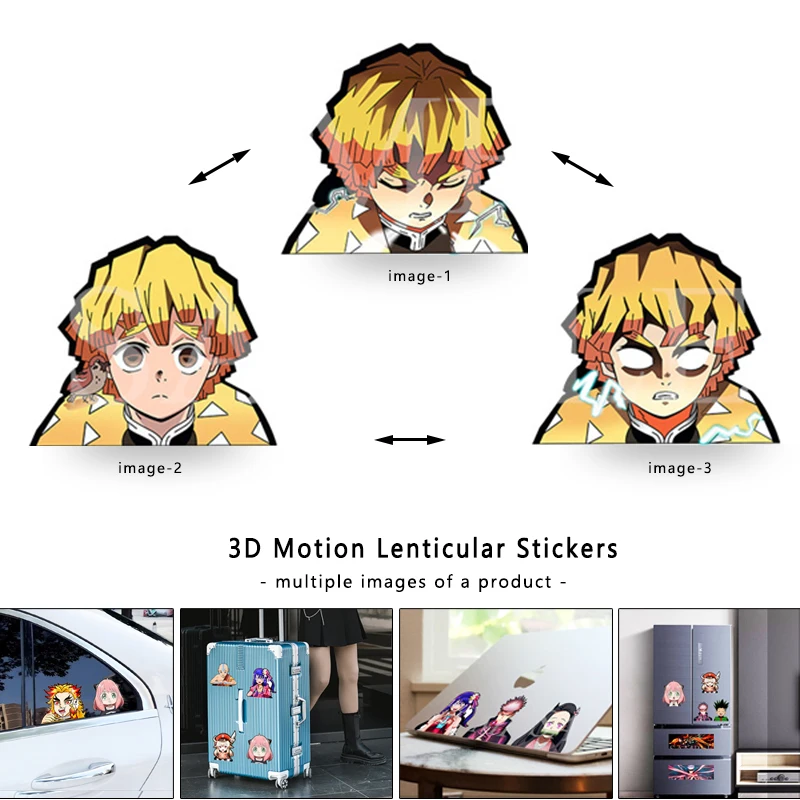 Laptop Accessories Wholesale - Demon Slaye Zenitsu 3D Lenticular Anime