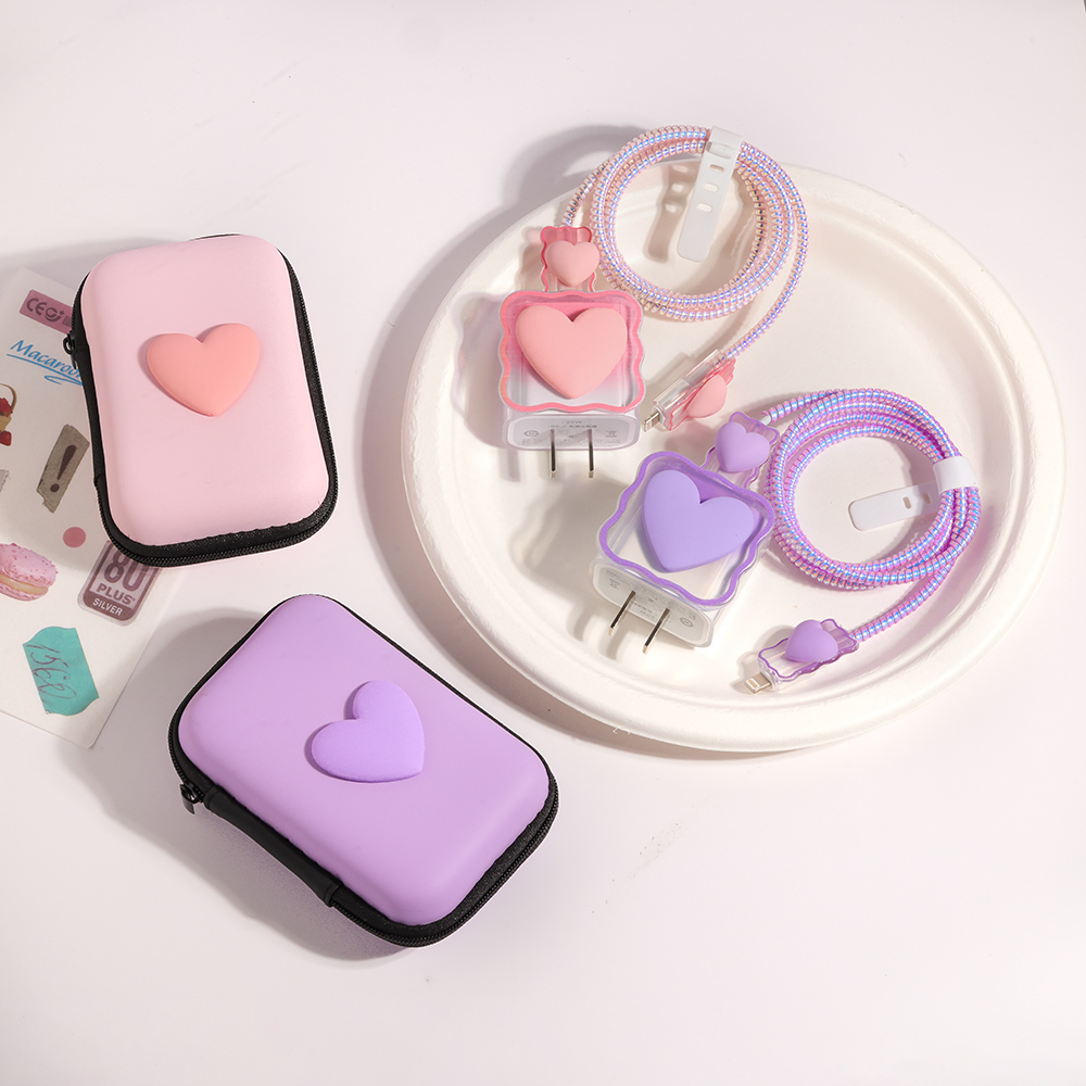 Cable Management Bag - Cute Ins Cable Protector For iPhone