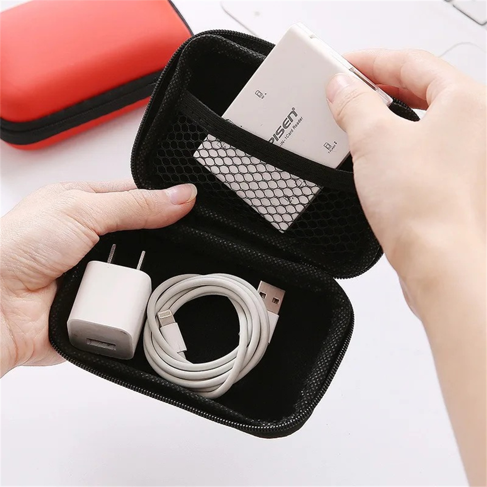 Cable Management Bag - Portable Travel EVA Storage Bag with