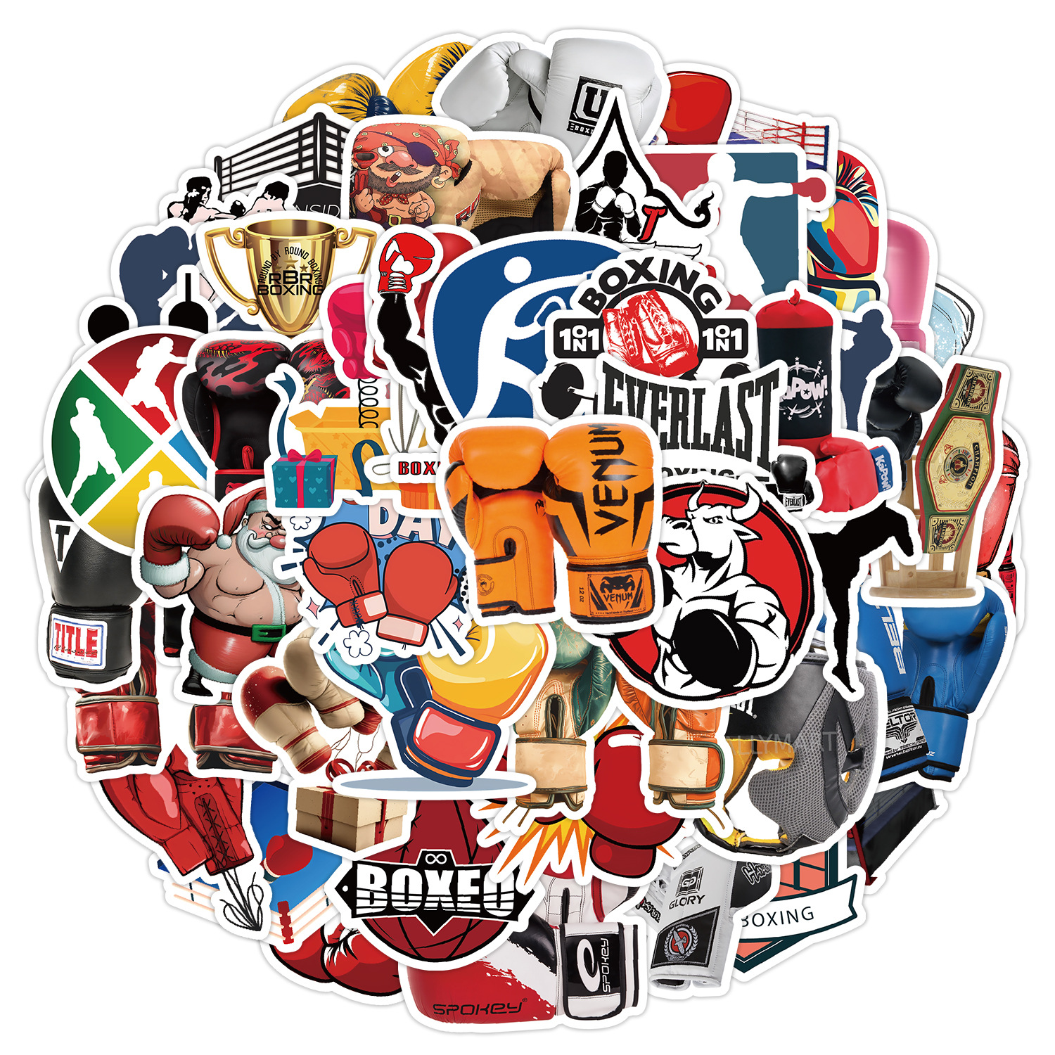 10/30/50PCS Boxing Cartoon Sti - Laptop Accessories Cool 评论和价格