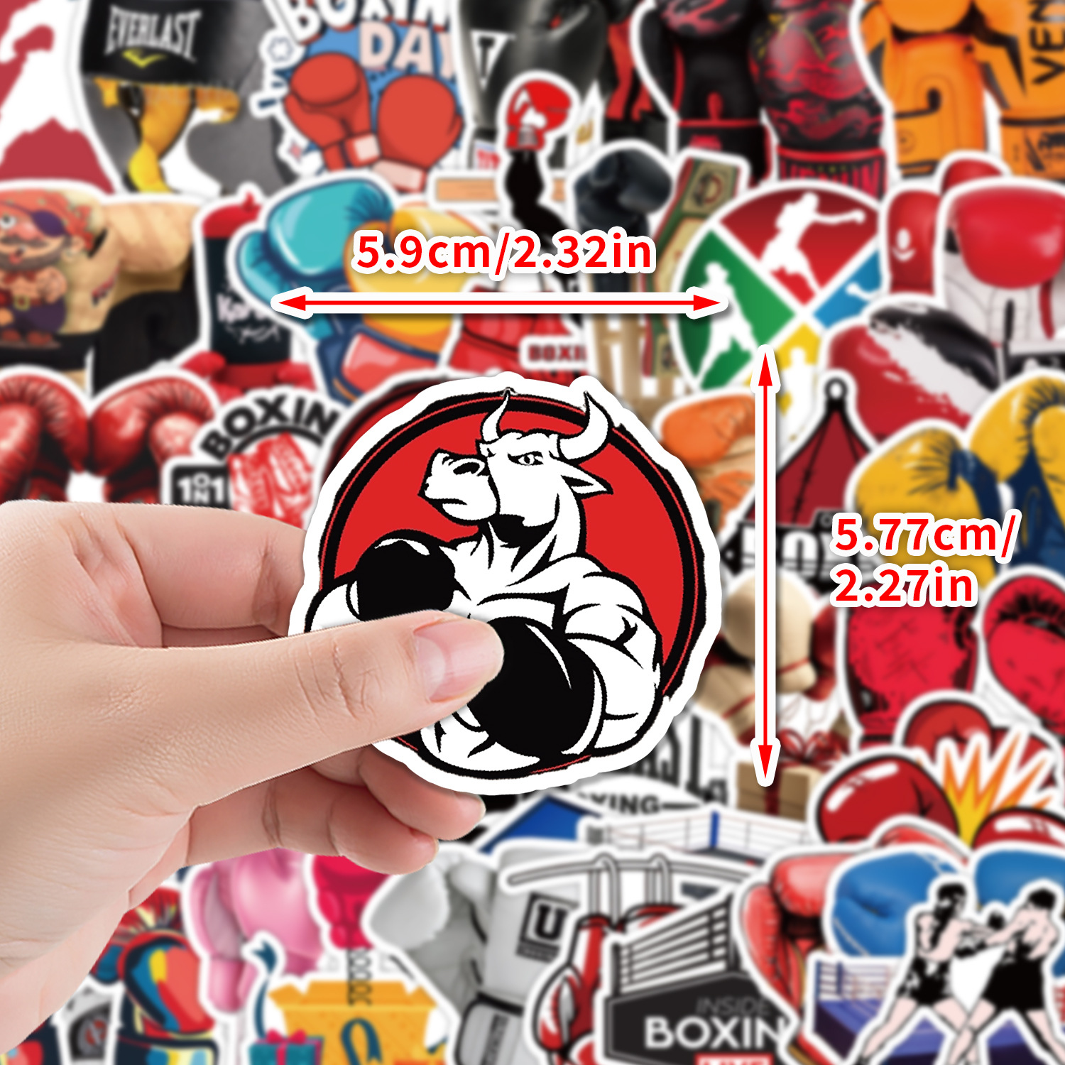10/30/50PCS Boxing Cartoon Sti - Laptop Accessories Cool 评论和价格