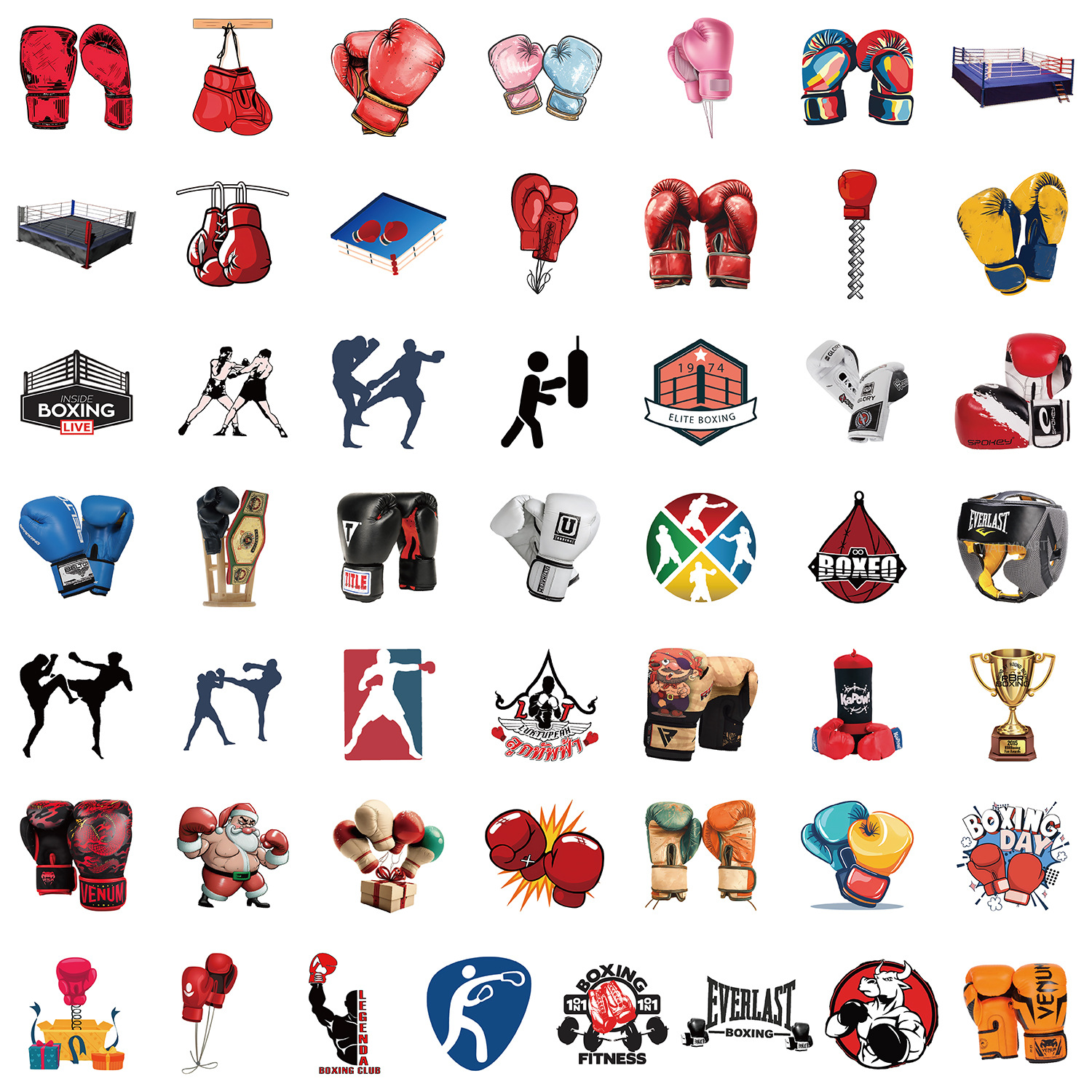 10/30/50PCS Boxing Cartoon Sti - Laptop Accessories Cool 评论和价格