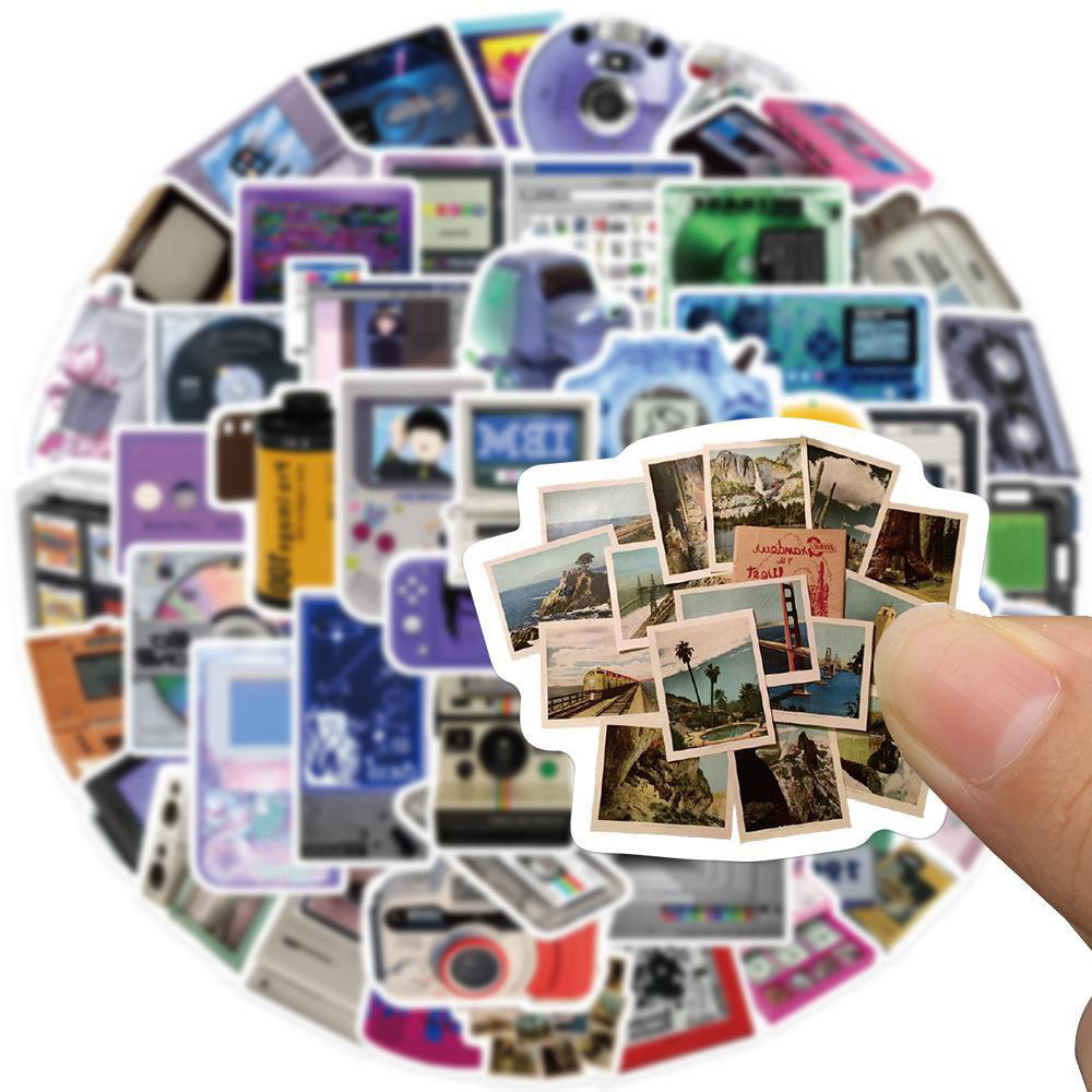 10/30/50PCS Vintage Phone CD T - Laptop Accessories Cool 评论和价格