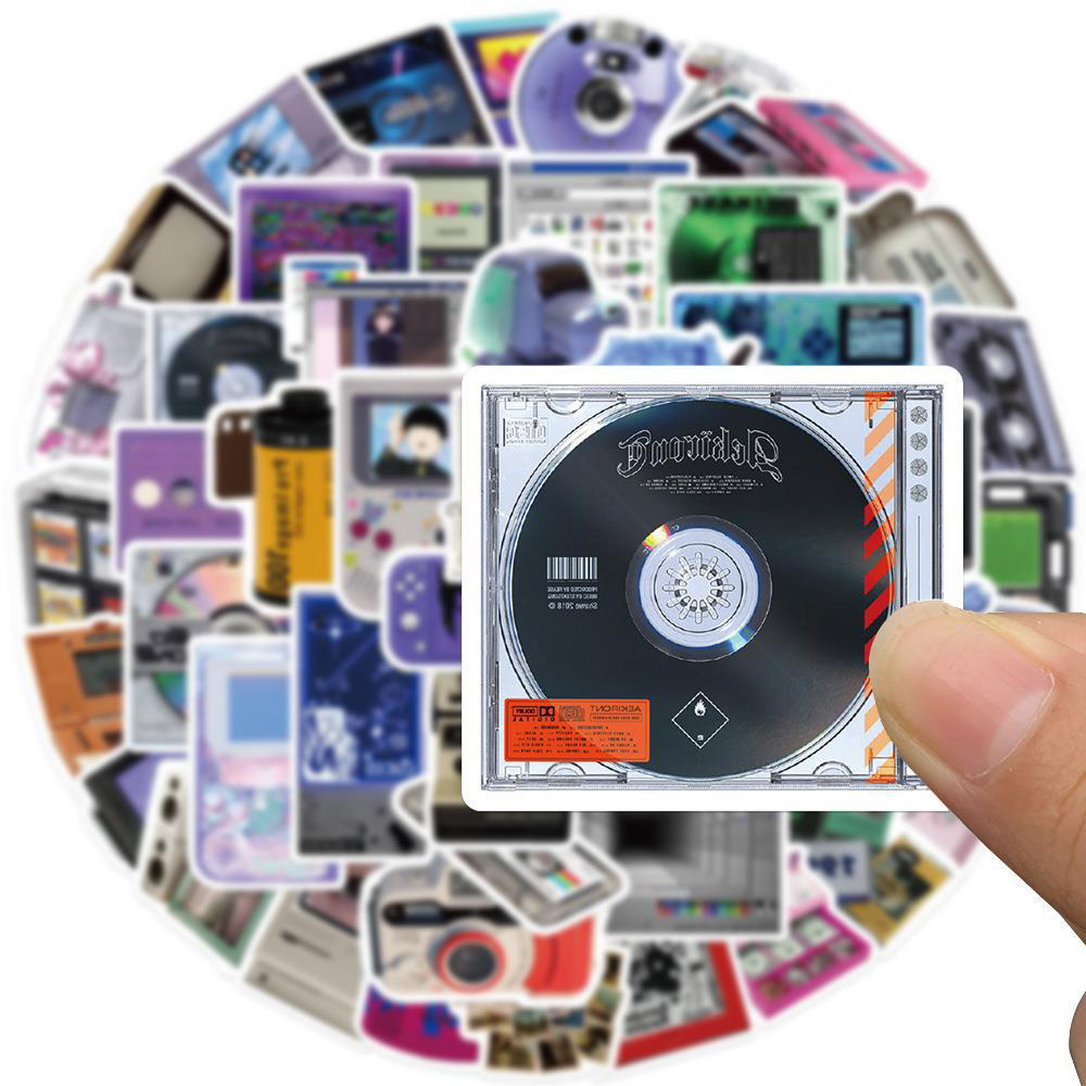 10/30/50PCS Vintage Phone CD T - Laptop Accessories Cool 评论和价格