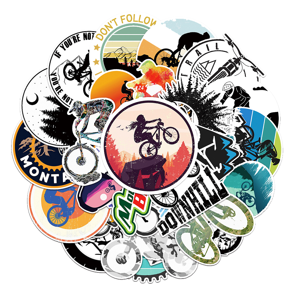 10/30/50pcs Cool Cartoon Bicyc - Laptop Accessories Cool 评论和价格