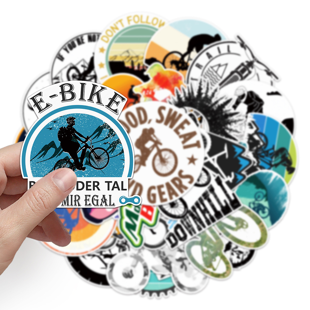 10/30/50pcs Cool Cartoon Bicyc - Laptop Accessories Cool 评论和价格