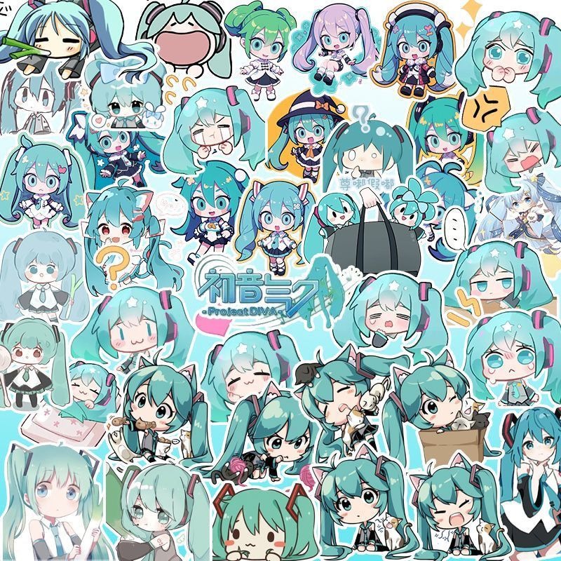 100PCS Hatsune Miku Waterproof - Laptop Accessories Wholesale 评论和价格