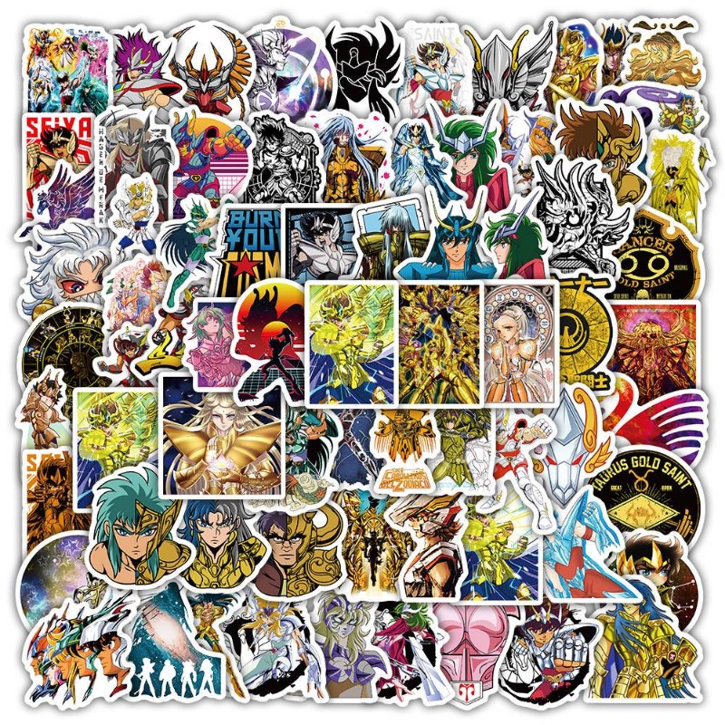 101Pcs Saint Seiya Anime Stick - Laptop Accessories Wholesale 评论和价格