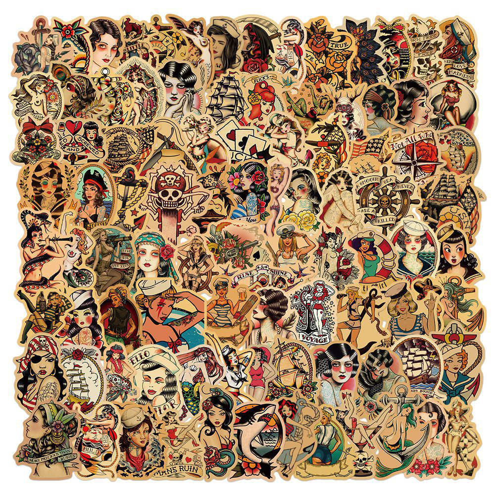 10/30/50/100pcs Vintage Old Sc - Laptop Accessories Cool 评论和价格