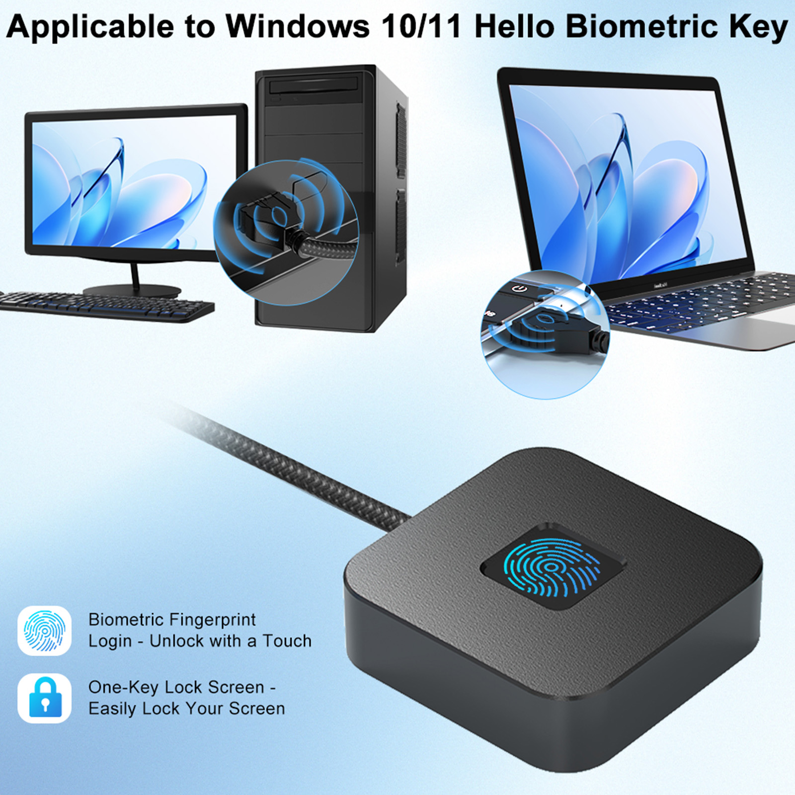 For Windows Hello Fingerprint  - Fingerprint Reader Usb 评论和价格