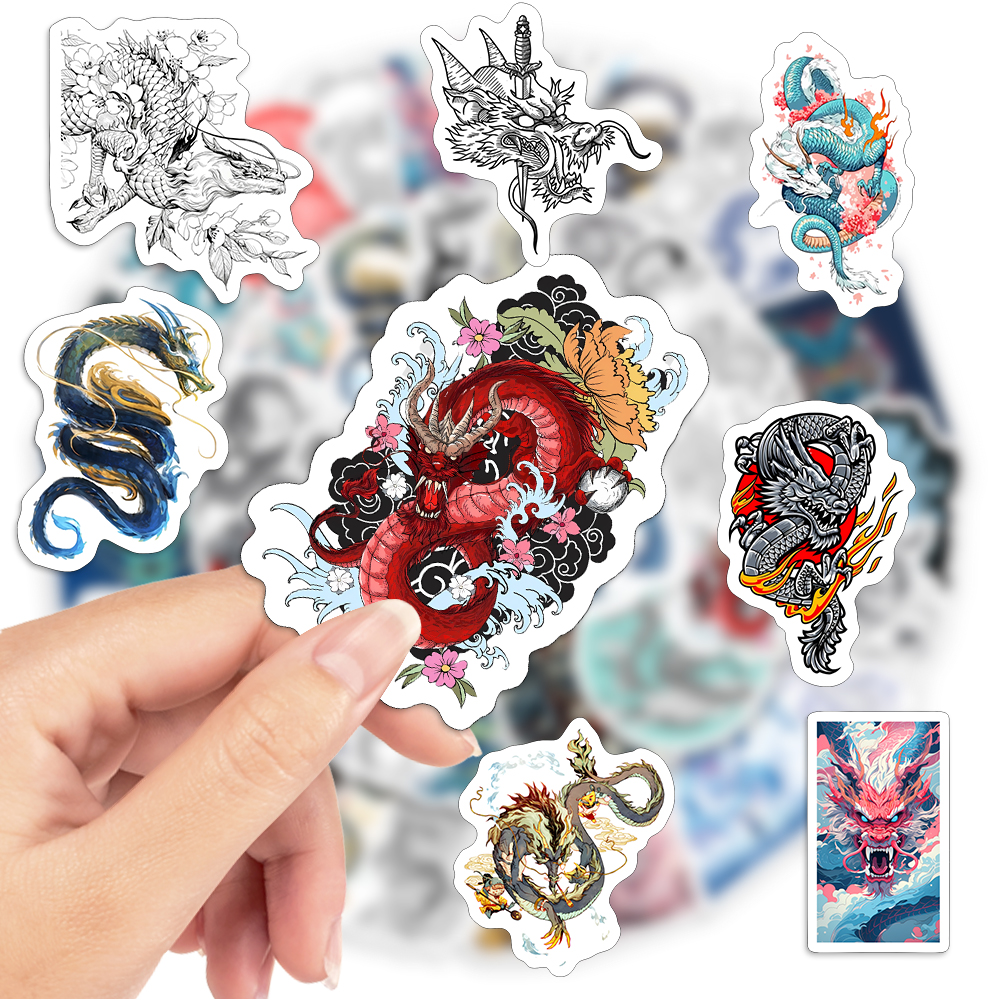 Cool Chinese Dragon Stickers D - Laptop Accessories Cool 评论和价格