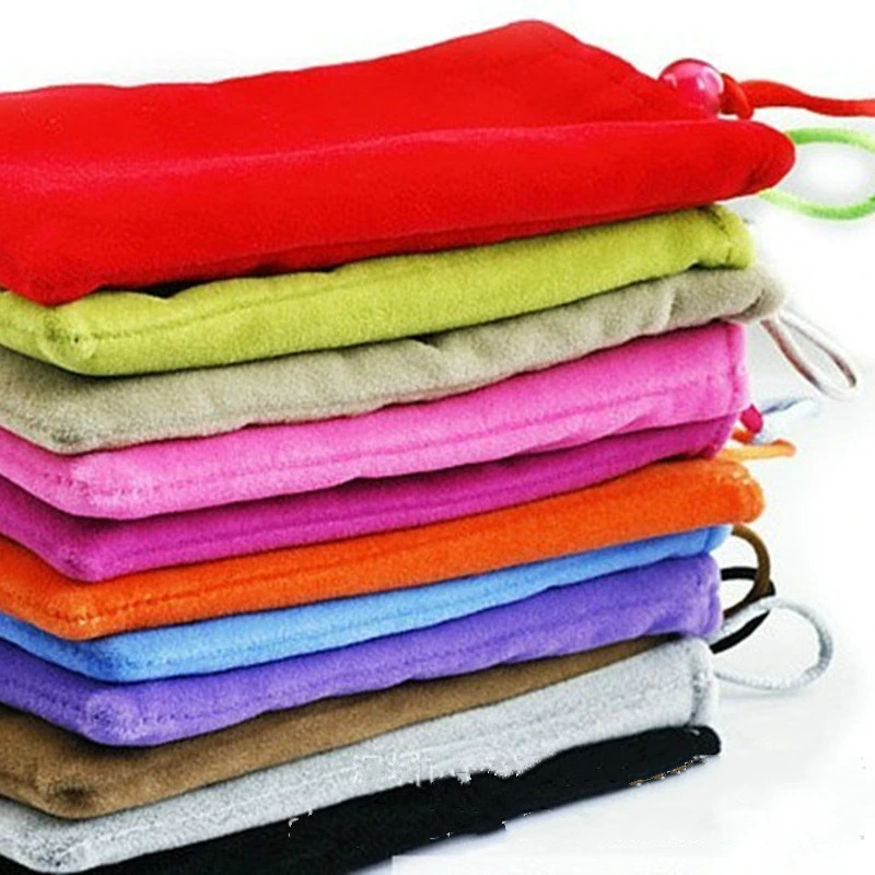1pc Flannelette Cellphone Hold - Cable Management Bag 评论和价格