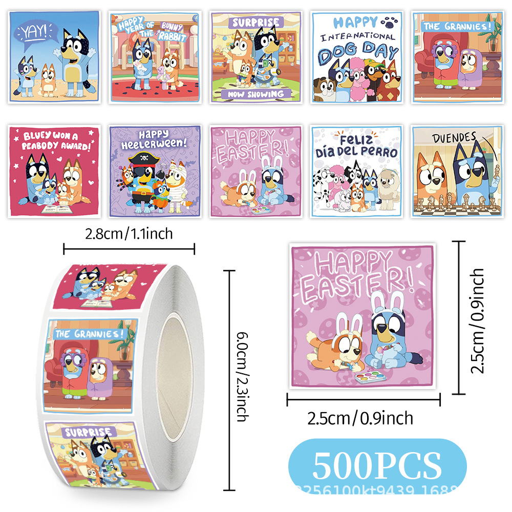 Wholesale 500Pcs/Roll Bluey St - Laptop Accessories For College 评论和价格