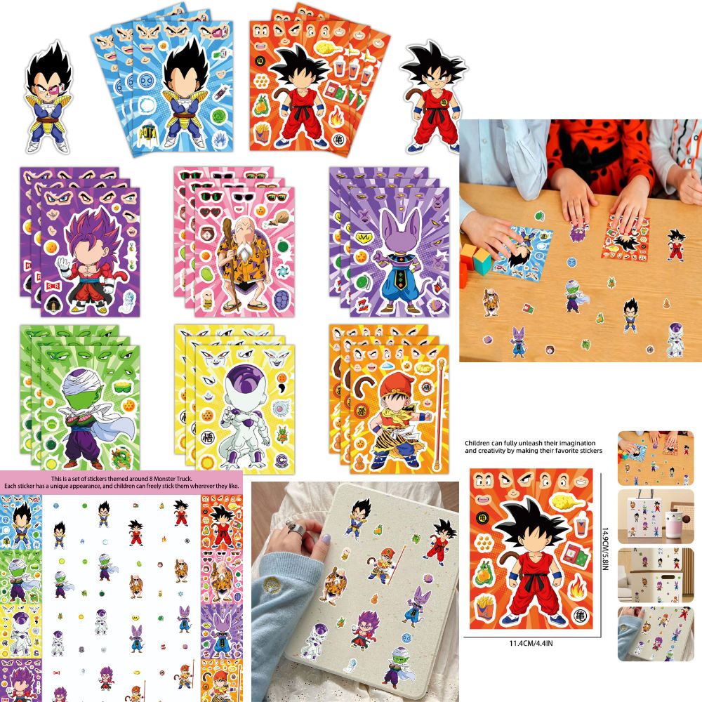 8/32Sheets Anime Dragon Ball S - Laptop Accessories Wholesale 评论和价格