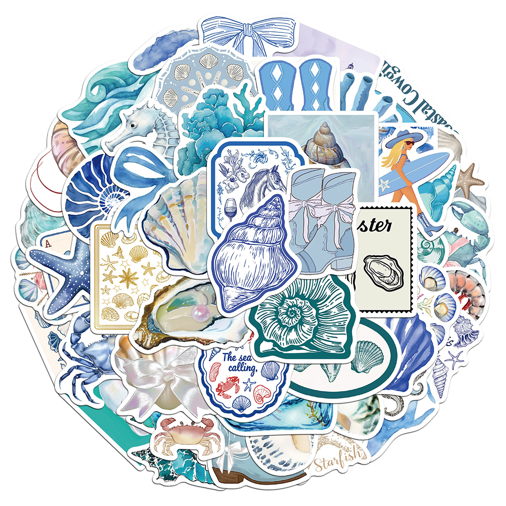 10/30/50pcs Watercolor Mediter - Laptop Accessories Cool 评论和价格