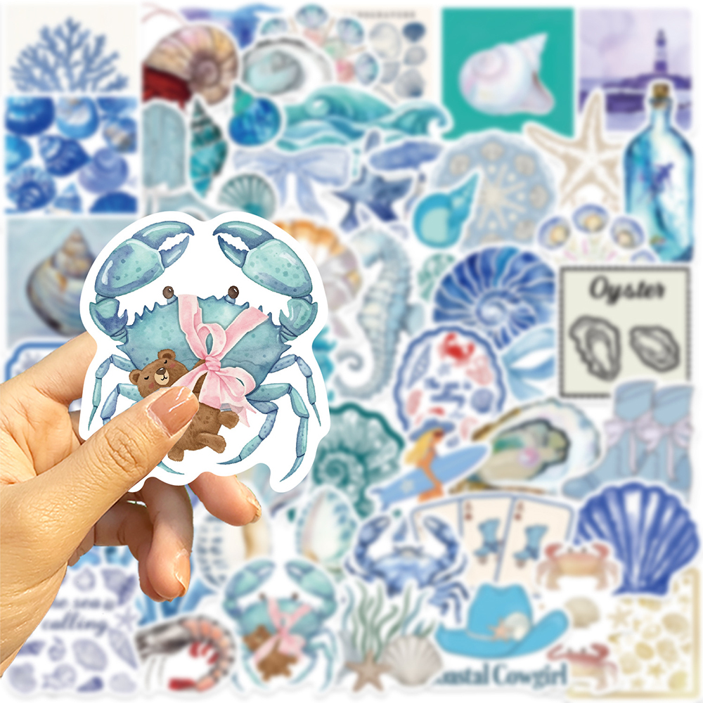10/30/50pcs Watercolor Mediter - Laptop Accessories Cool 评论和价格