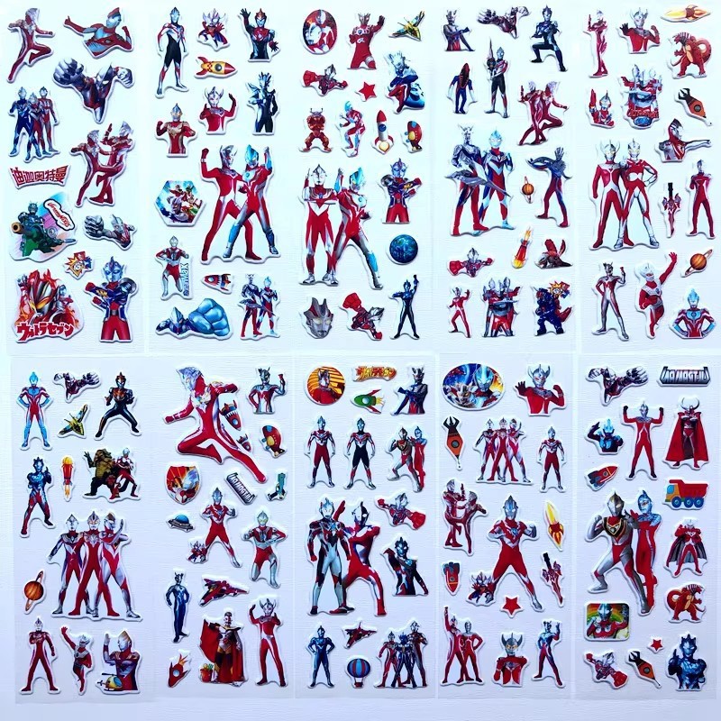 10pcs Cartoon Ultraman 3D Bubb - Laptop Accessories Wholesale 评论和价格